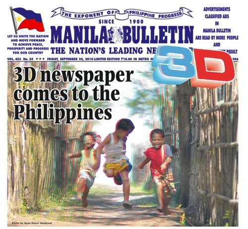 Manila Bulletin goes 3D