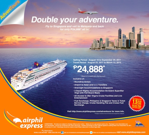 AirPhil Express Fly and Sail Adventour Package