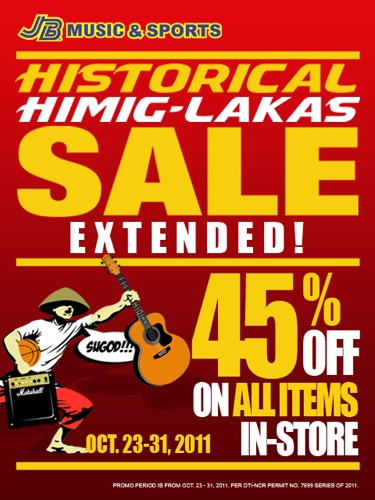 JB Music & Sports Historical Himig Lakas Sale Extended