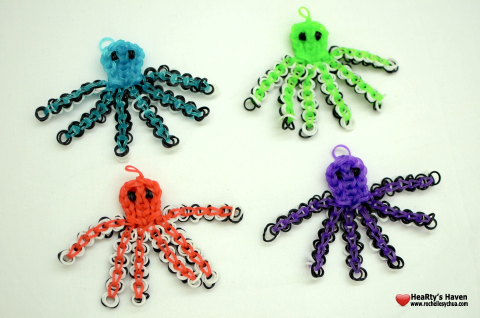Octopus Loom Charms