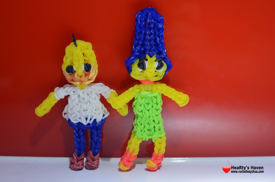 Parents of the Simpsons Family Loom Charms