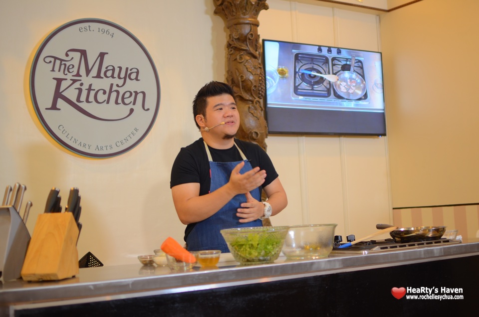 Chef Sharwin Tee at the Maya Kitchen
