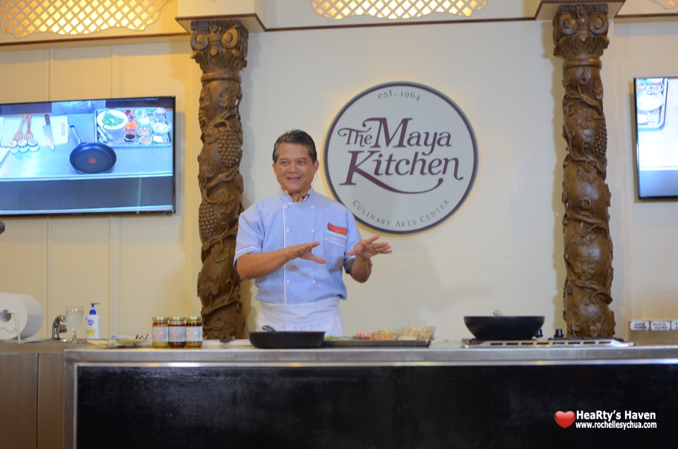 Chef Claude Tayag at the Maya Kitchen