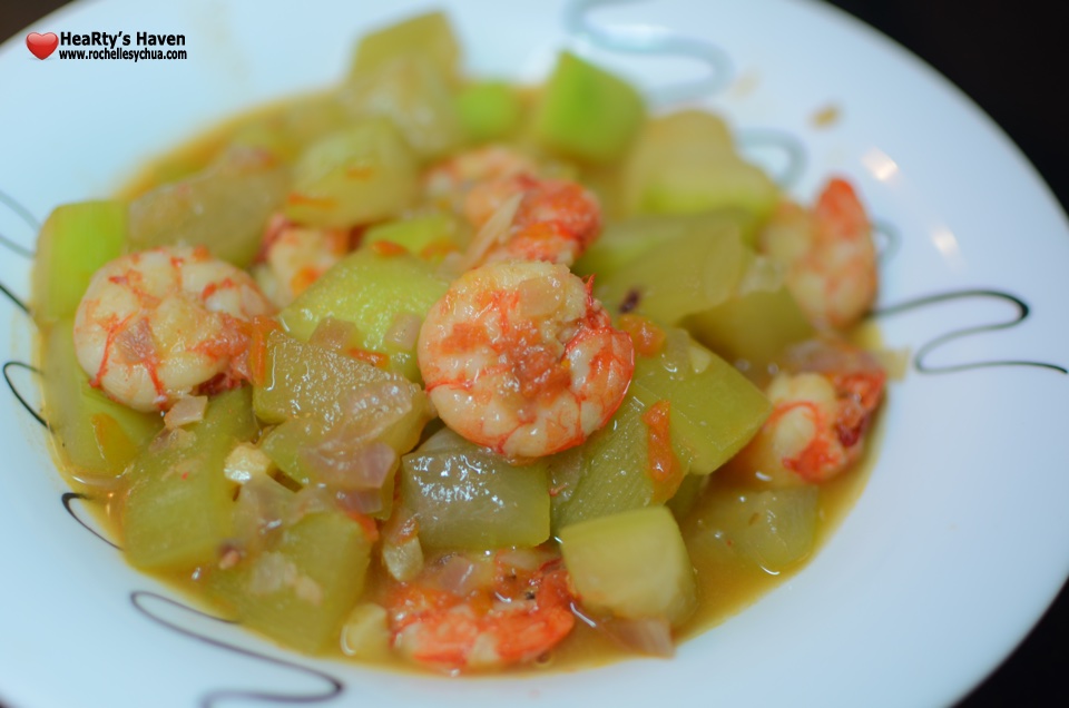 Ginisang Upo at Hipon Recipe