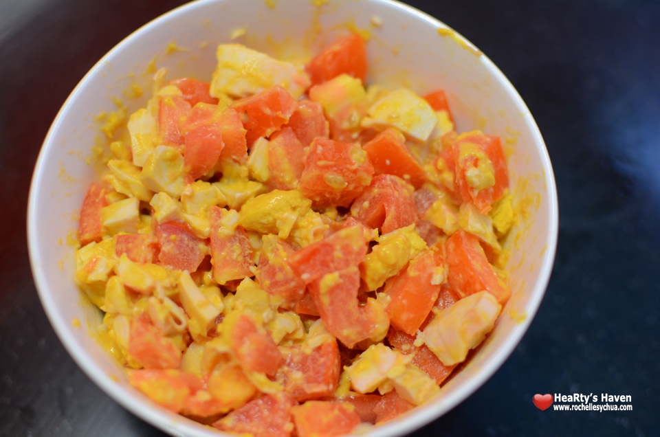 Salted Eggs and Tomato Salad Recipe